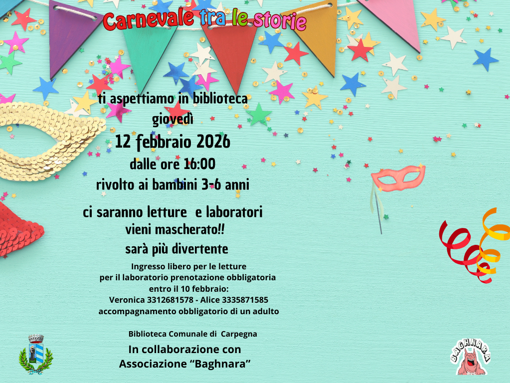 Biblioteca Comunale: Carnevale tra le storie