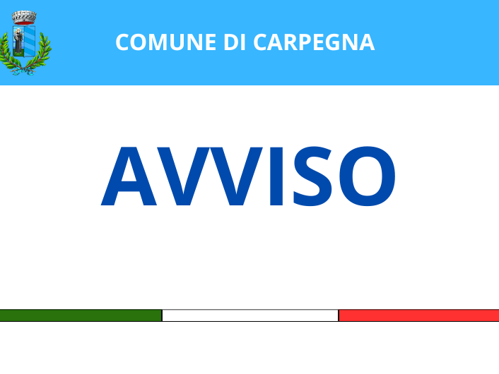 Immagine con scritto Avviso Immagine con scritto Avviso