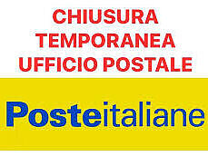 Chiusura temporanea Uficio Postale