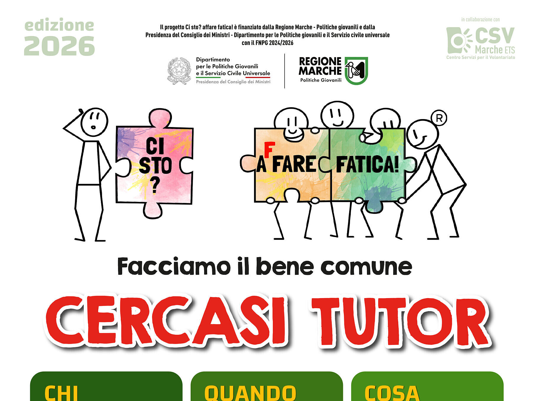Avviso ricerca tutor Cisto? Affare fatica