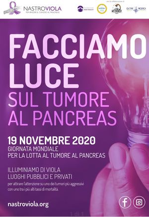 Giornata mondiale tumore pancreas 2020
