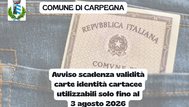 scadenza validità carta identità cartacea
