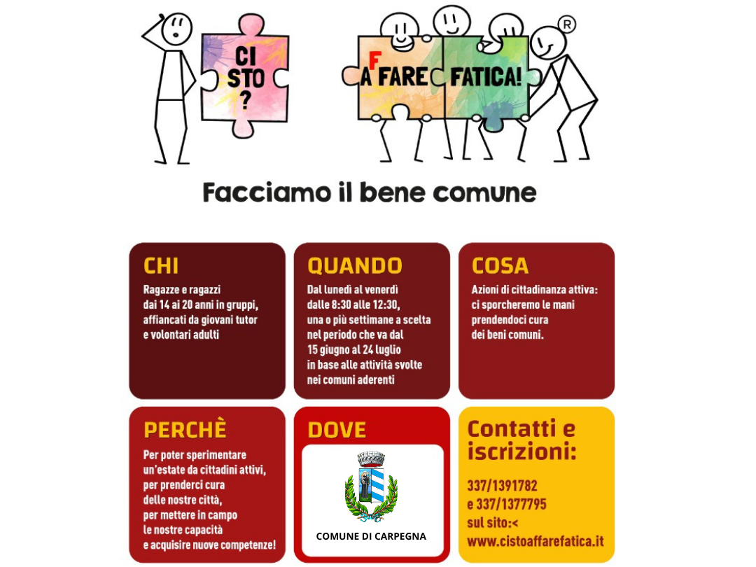 Ci sto Affare fatica 2026