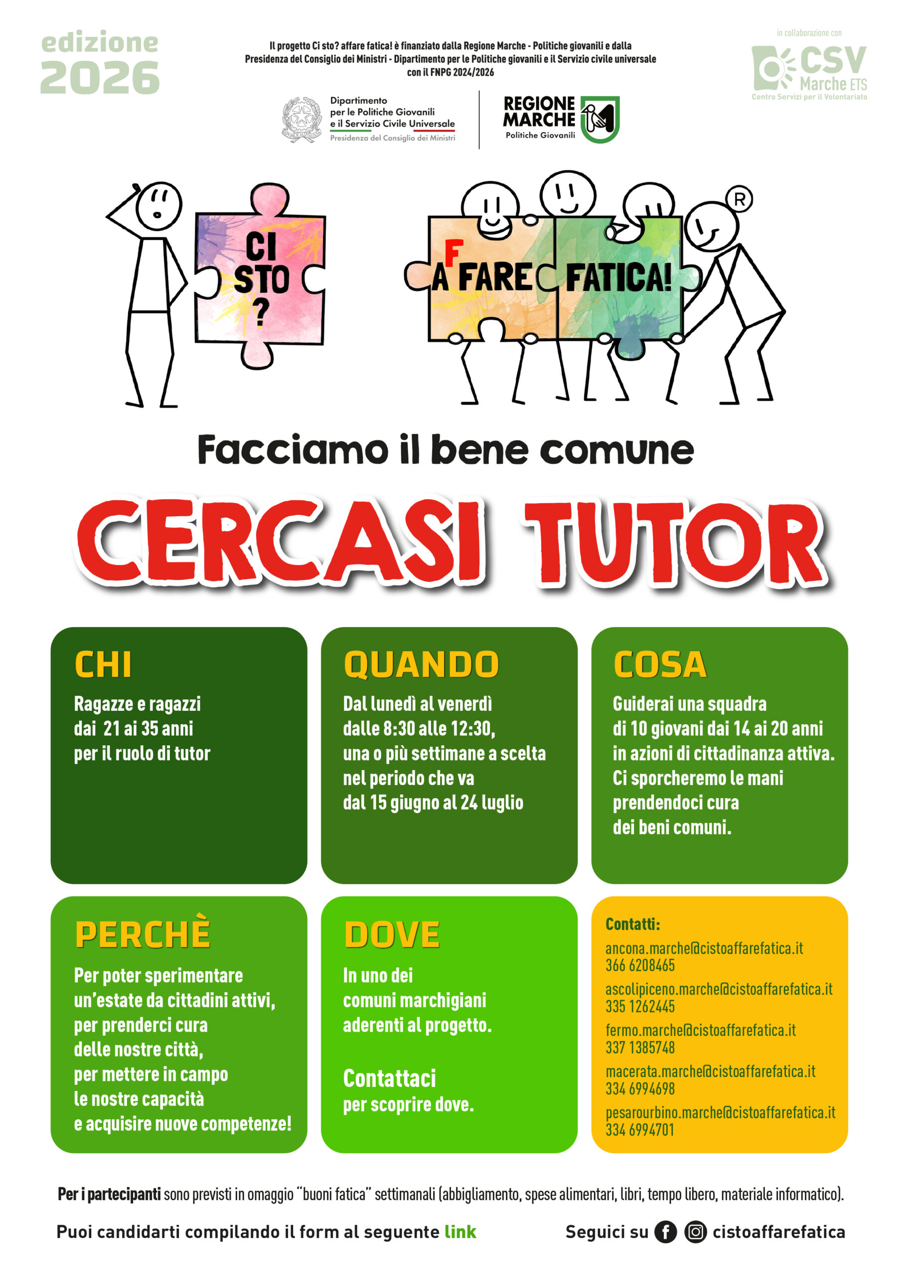 Avviso ricerca tutor Cisto? Affare fatica