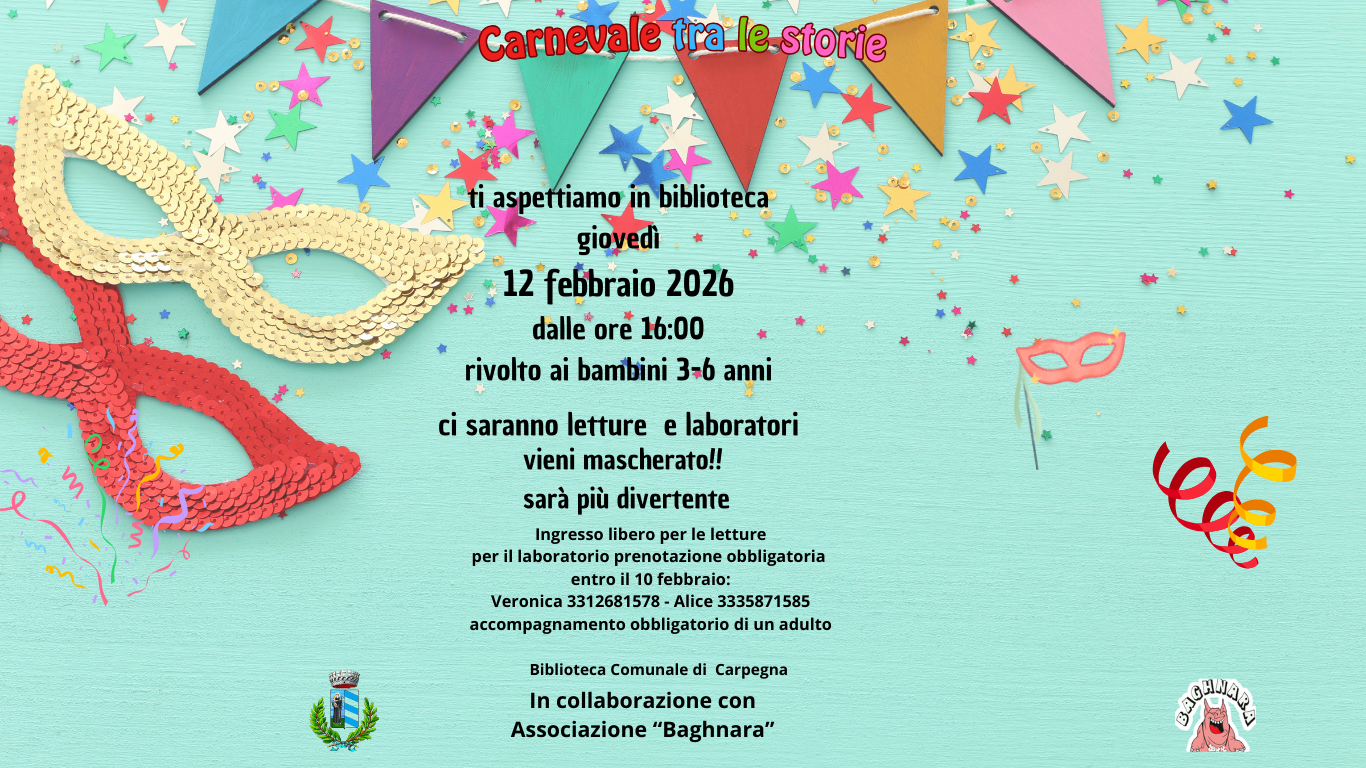 Biblioteca Comunale: Carnevale tra le storie