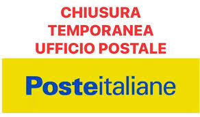 Chiusura temporanea Uficio Postale