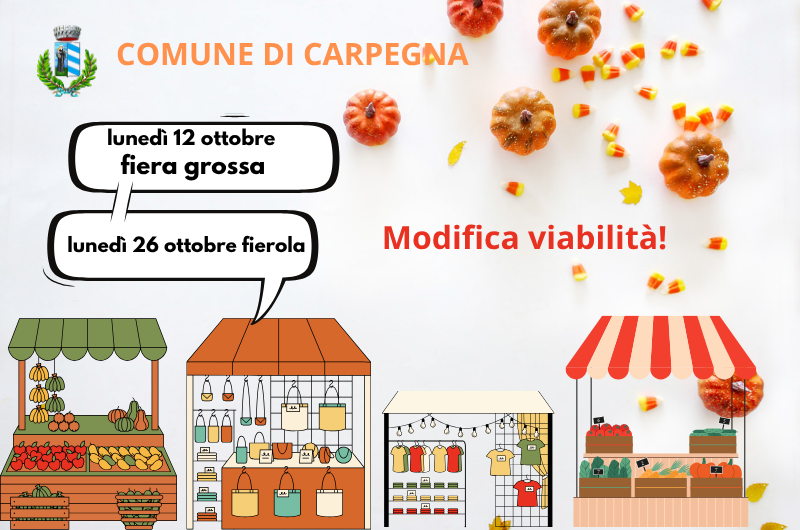Fiere di ottobre modifica viabilità